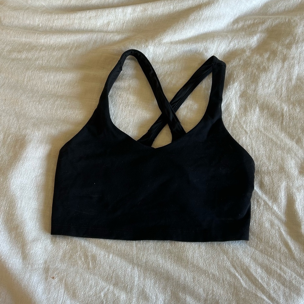 TNA action cross back bra top
